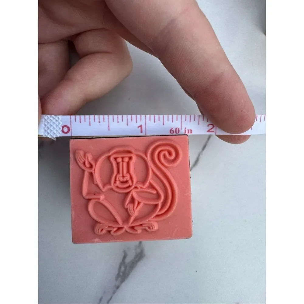 New Cartoon Monkey Rubber Stamp